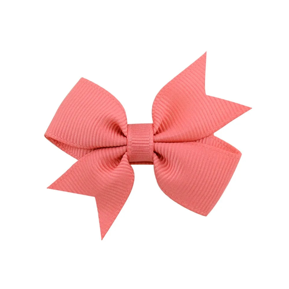 1 Pcs Tiny 2" Pinwheel Hair Bows Alligator Clips Hair Pin