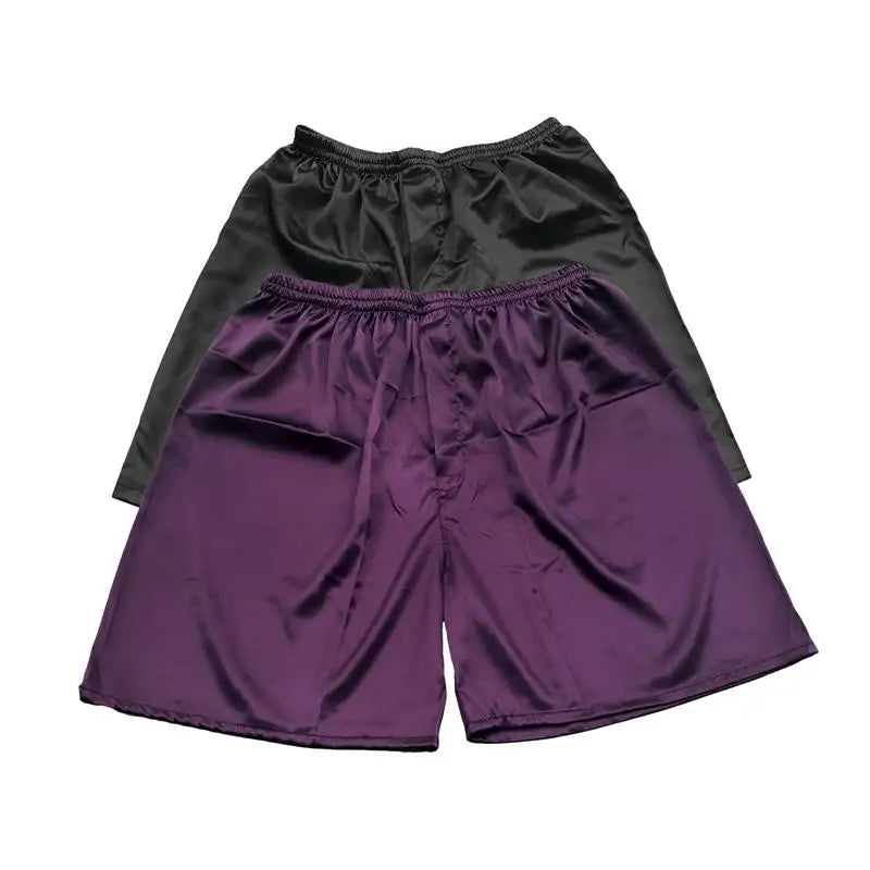 Tony&Candice 3pcs/Lot Men's Satin Silk Boxers men Bottoms