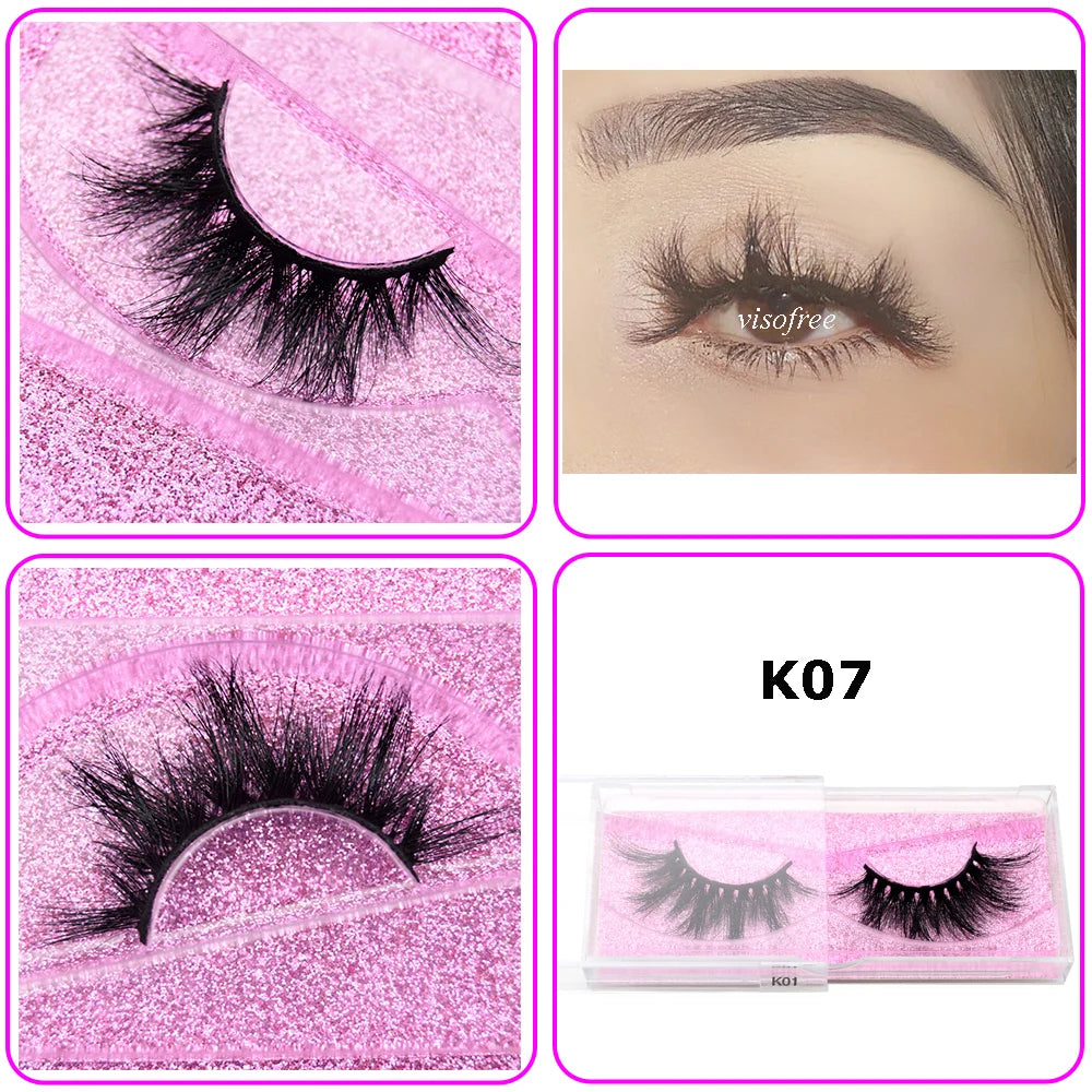 Mink Eyelashes Hand Made Crisscross False Eyelashes