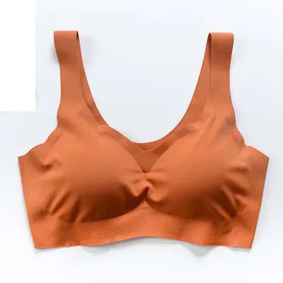 Sexy Women Bras Push Up Gather Bralette Seamless Bra Wire Free Vest Brassiere