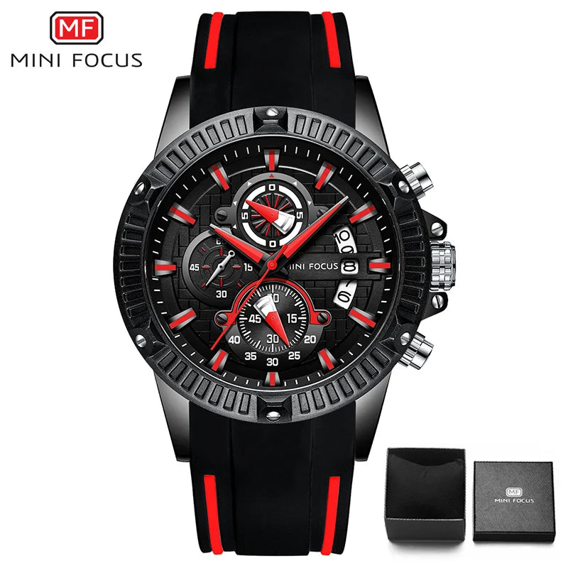 MINI FOCUS Mens Watches  Men Waterproof Quartz watch