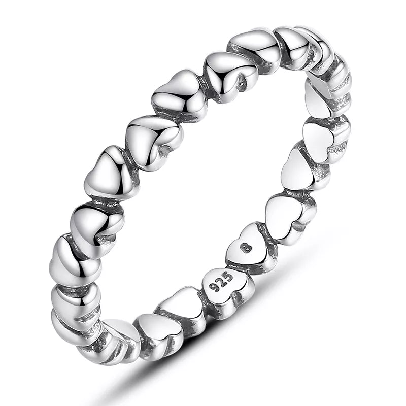 Sterling Silver Stackable Finger Ring Jewelry