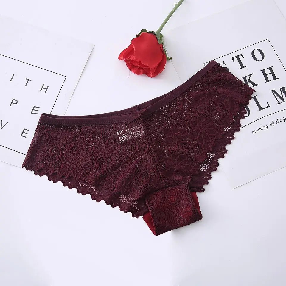 Sexy Lace Panties for Women Underwear Briefs Cotton Underwear