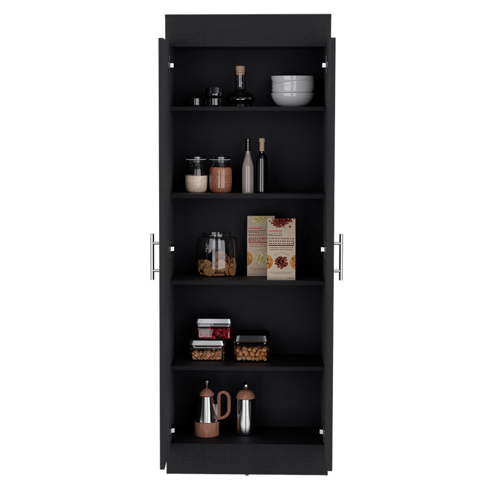 Pantry Cabinet Clinton, Kitchen, Black