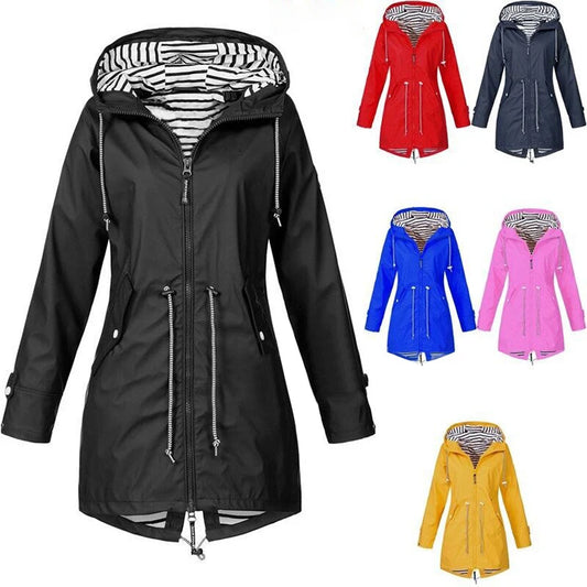 Waterproof Punching Jacket Outdoor Mountaineering Clothing Women