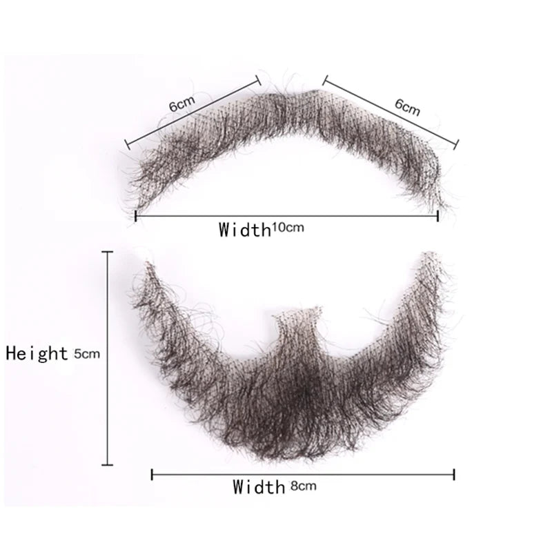 Weave Fake Beard Man Mustache Makeup Makeup Synthetic