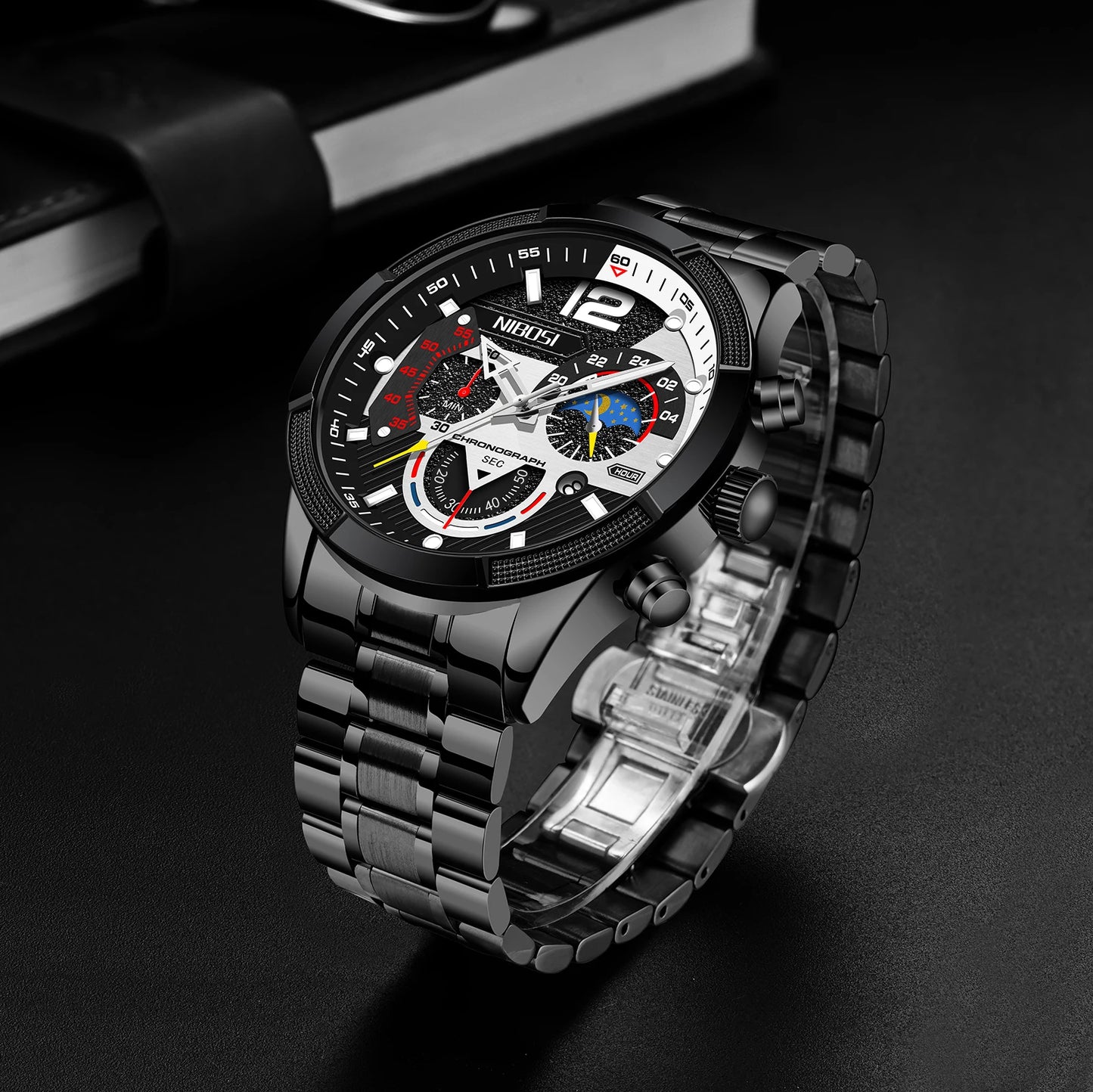 Quartz Watch Luminous Stainless Steel Men Watch Wristwatch