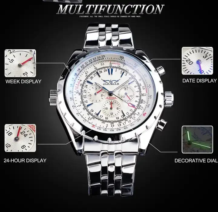 Stainless Steel Watch Men Automatic Mechanical Watches