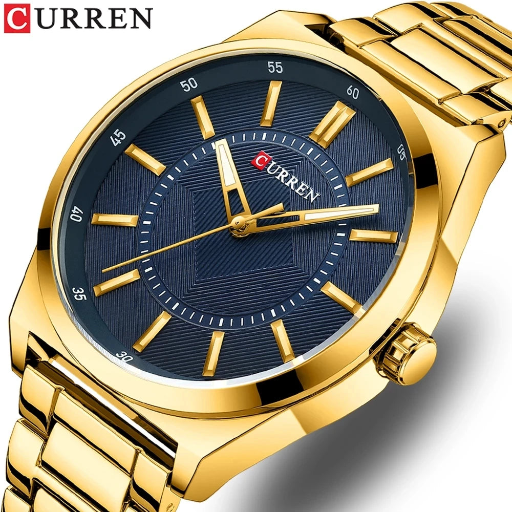 Quartz Watch for Men Fashion Waterproof Luminous Clock Relogio Masculino