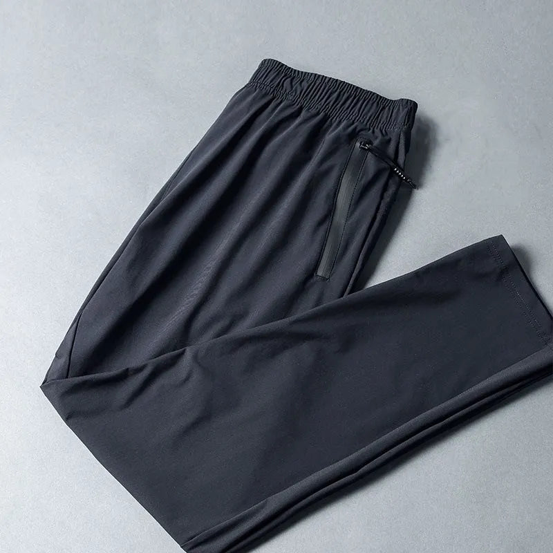 Trousers Casual Jogging Sports Pants Breathable Elastic Waistband