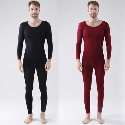 Queenral Long Johns Thermal Underwear Thermo Suit Ultra-Thin Winter Clothes