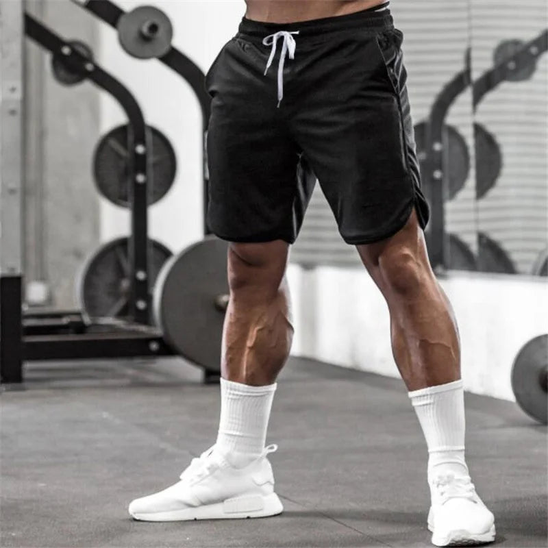 Mesh Polyester Casual Workout Clothing Men Jogging GYM Shorts