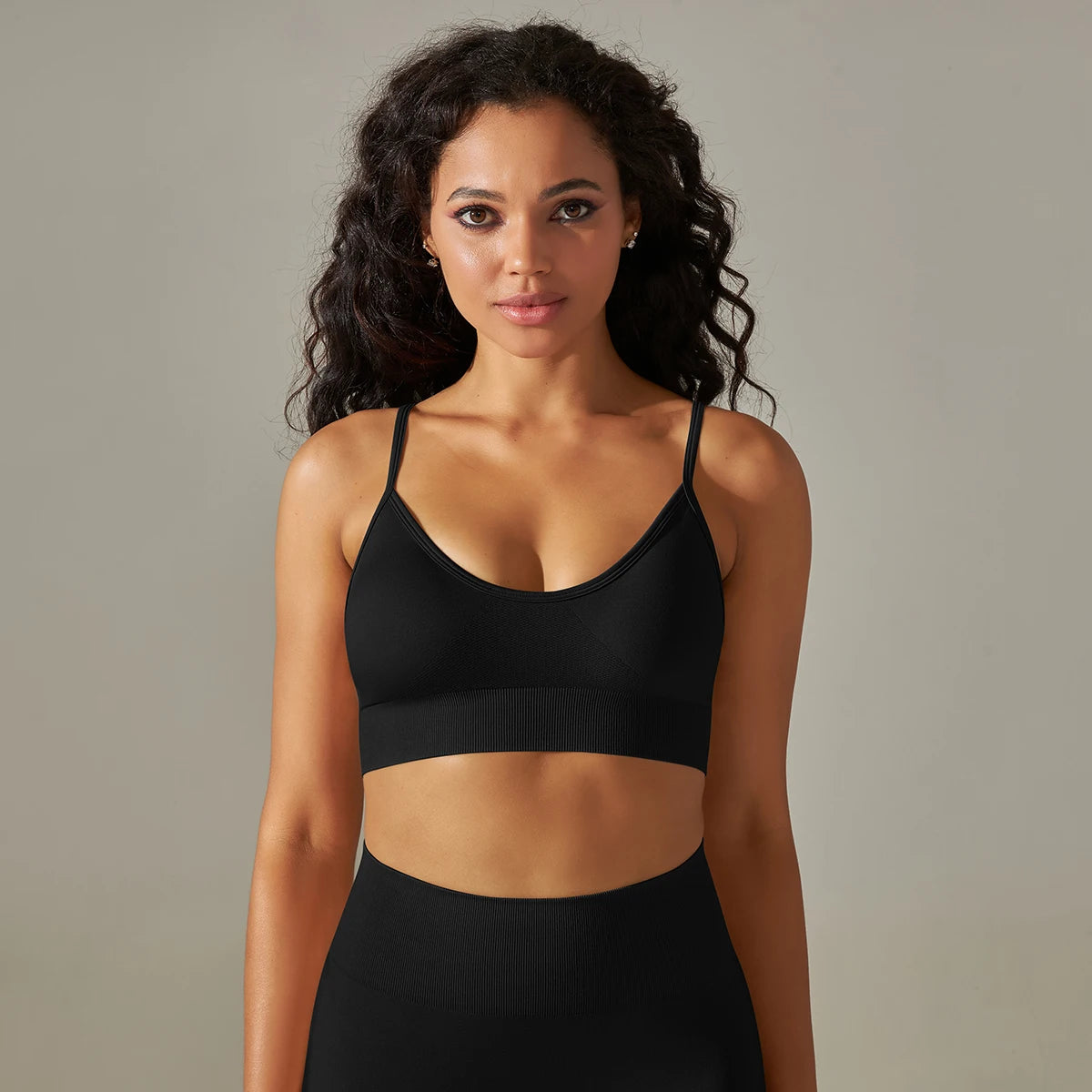 Women'S Cotton Spandex Push Up Seamless Running Sports Fitness Summer Yoga Wear