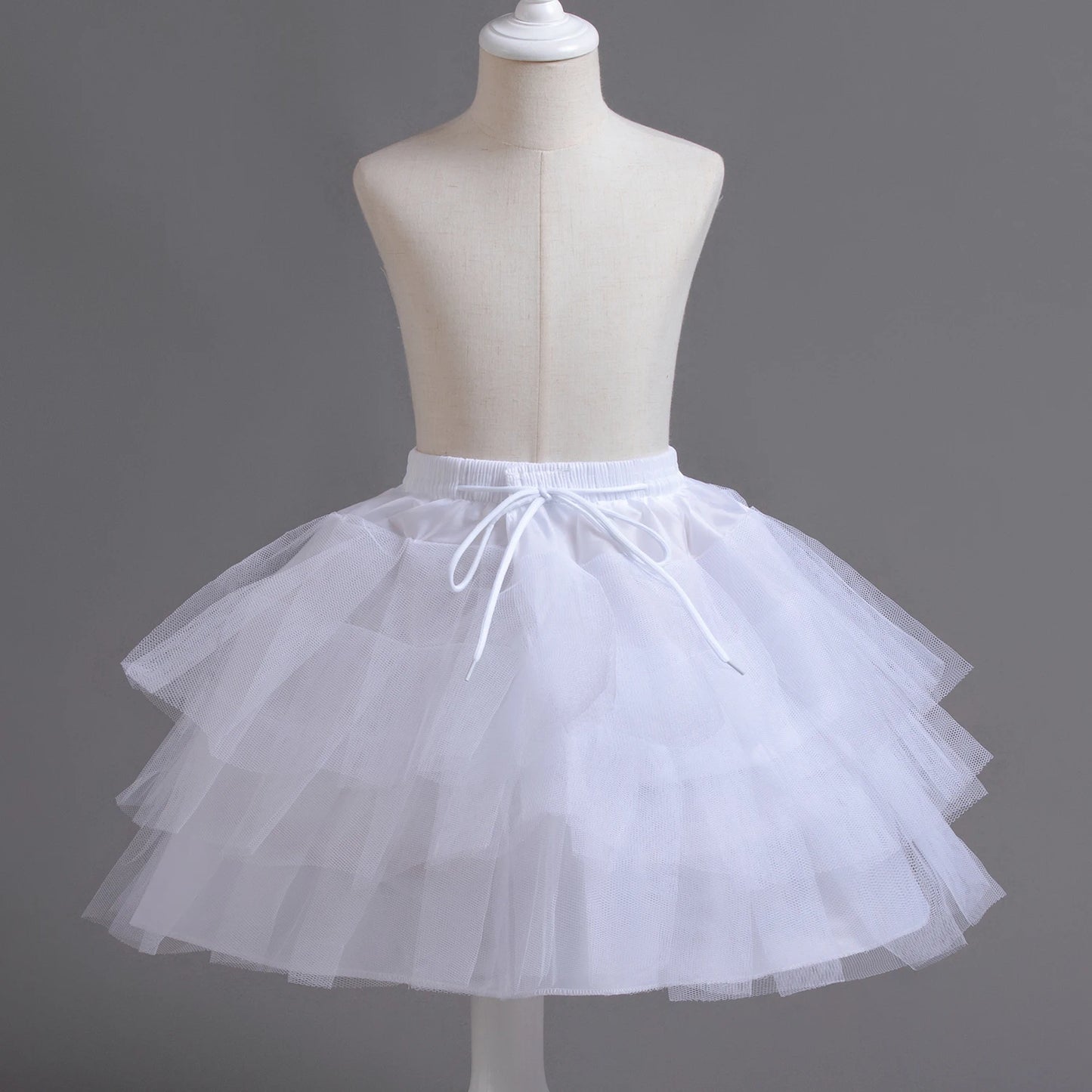 White Tulle Skirt Baby Girls Tutu Skirts Petticoats Kids Underskirt