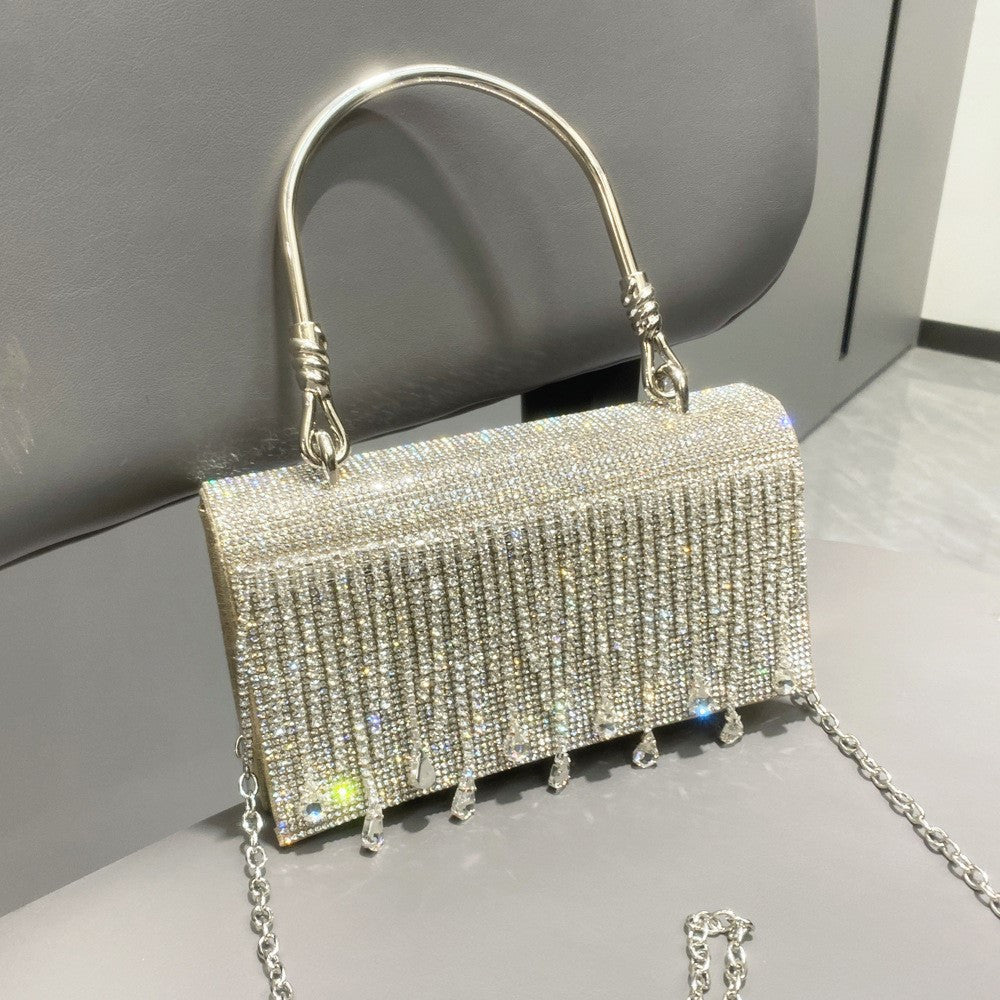 Rhinestone Designer Chain Bag Chic Star Diamond Party Evening Bag