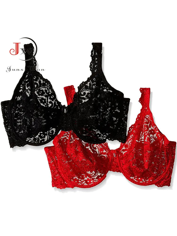 Women Sexy Push Up Bra Underwire Full Lace Brassiere Underwear Bras