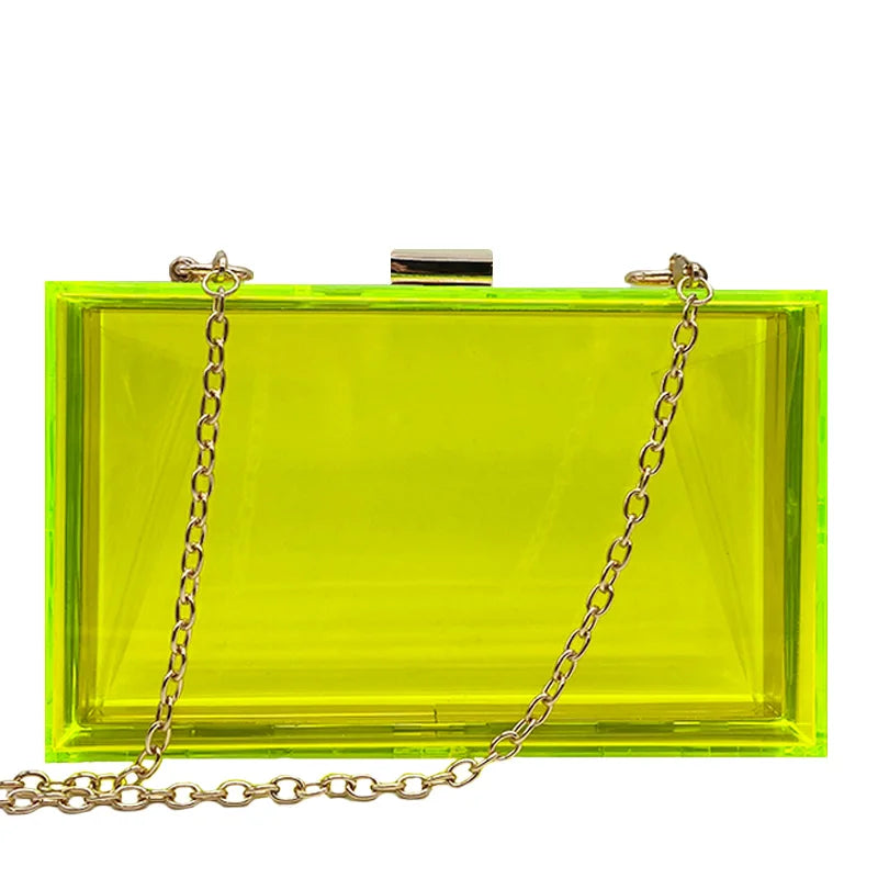 Transparent Acrylic Bags Clear Clutches Evening Bags