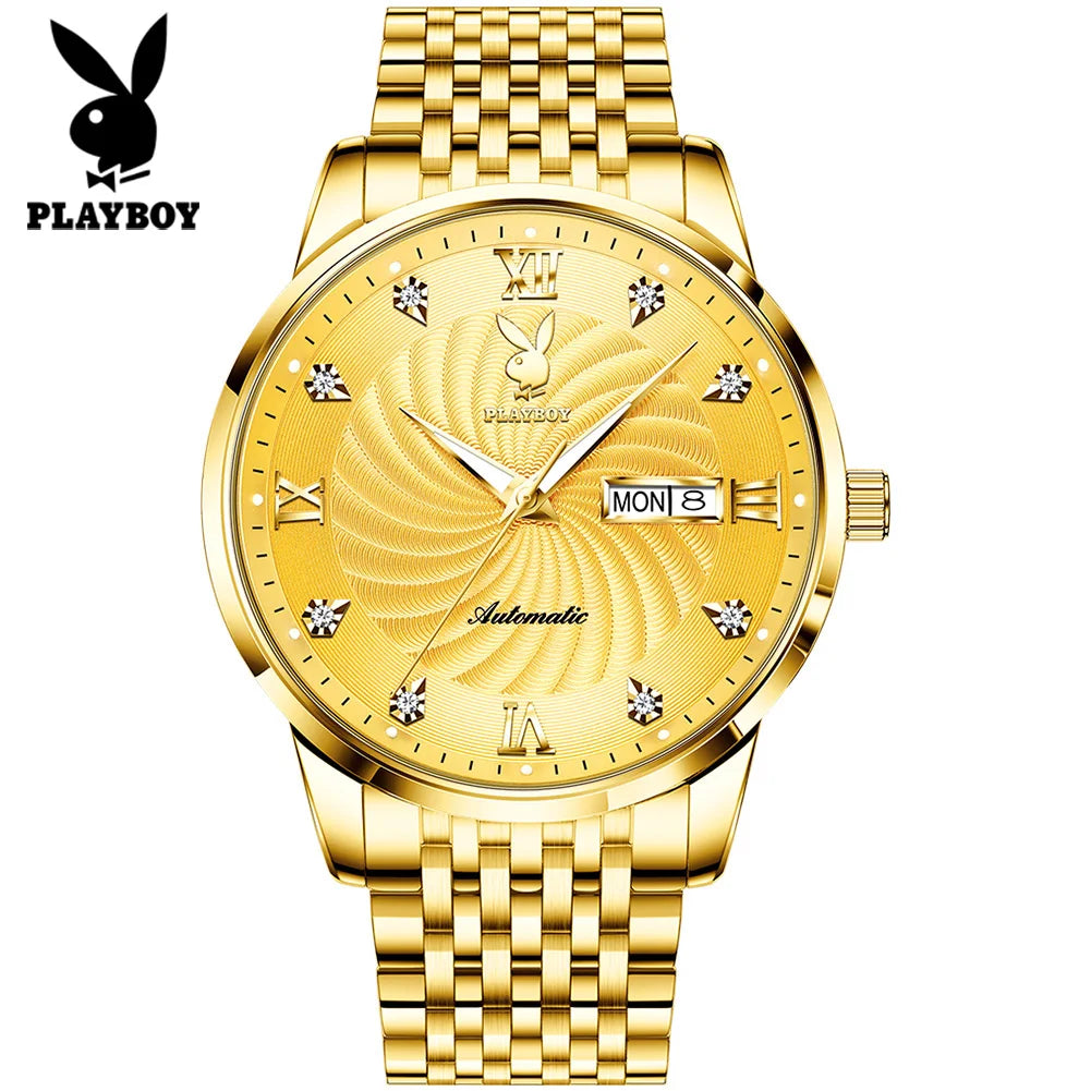 Stainless Steel  Watches Business Automatic Men Luxury`Mechanical Watches