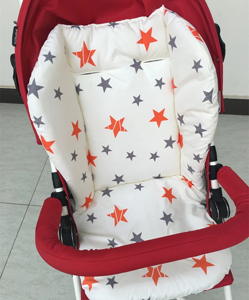 Universal Baby Stroller Seat Cover Cotton Mat Kids Pushchair