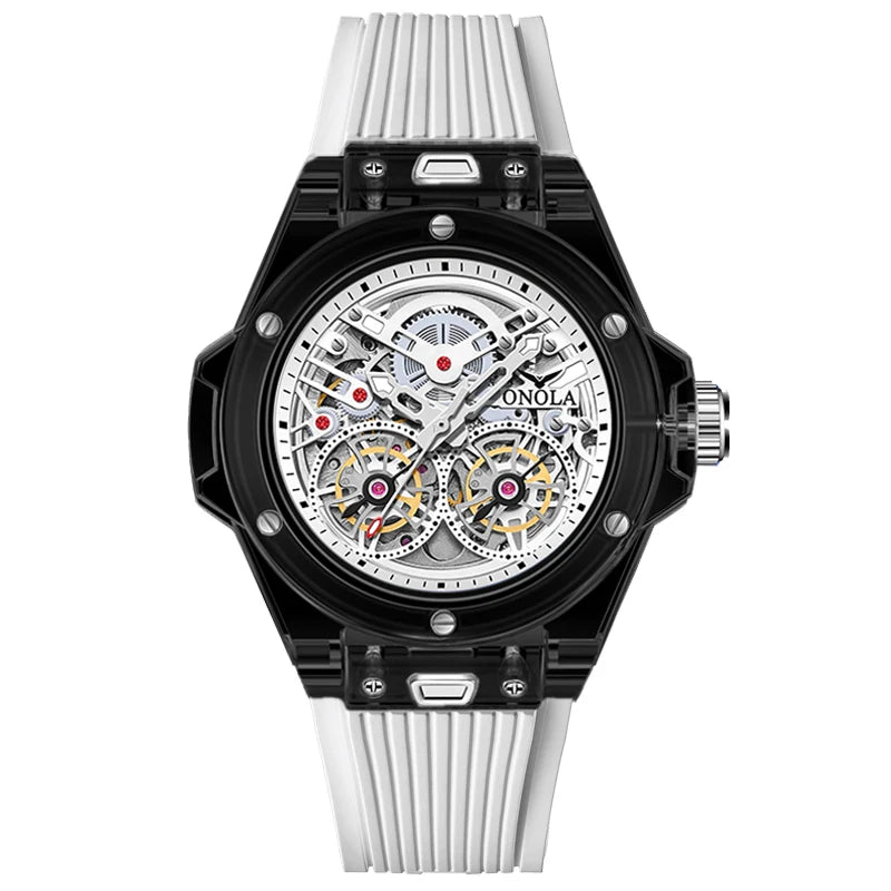 Watches for Men Man Mechanical Watch Automatic Skeleton Watch