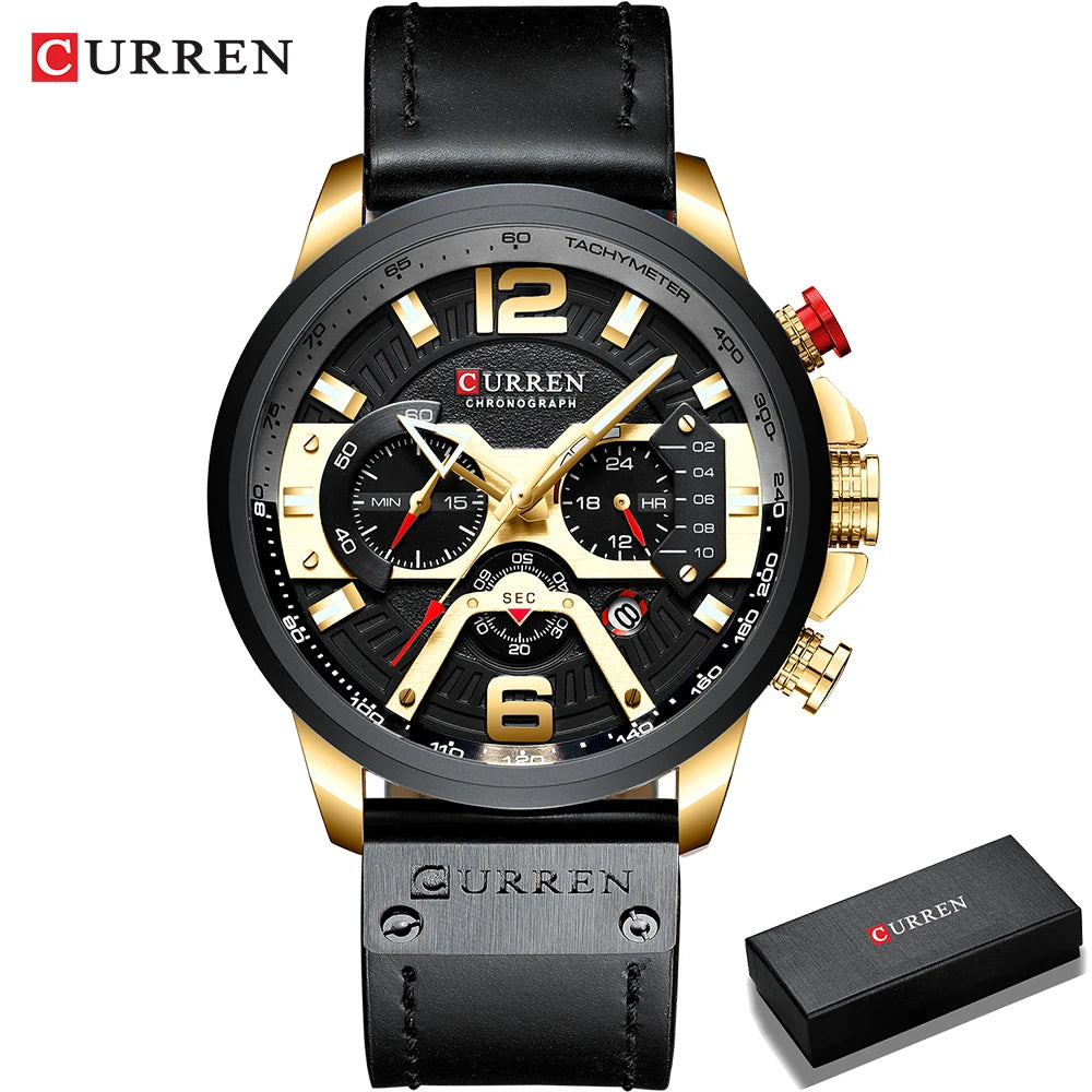 Sport Waterproof Man Watches Military Fashion Stainless Steel Wristwatch Clock