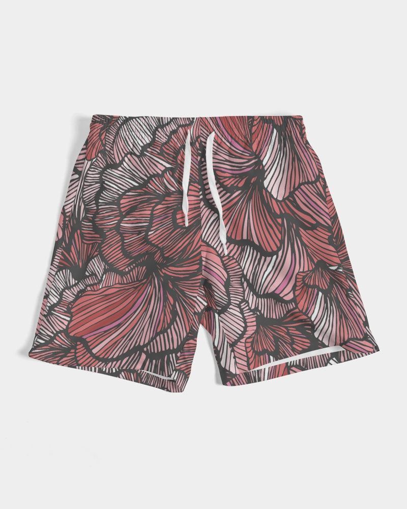 Petal Swirls 7" Classic Men Swim Trunk