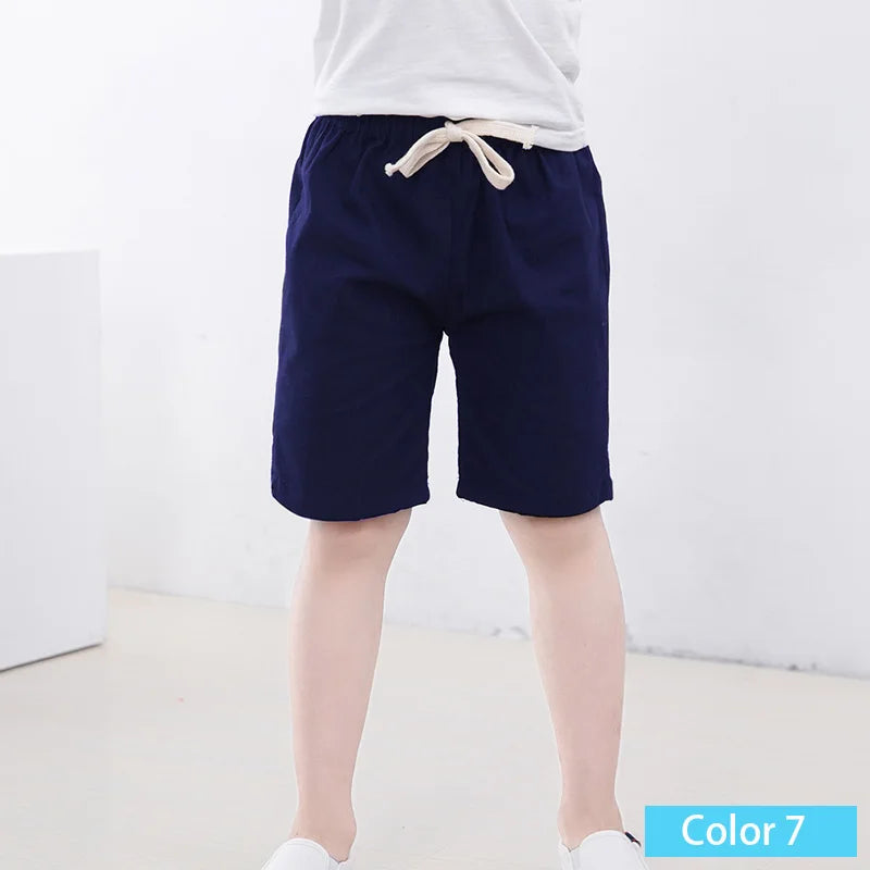 SheeCute  Girls Boys Candy Color Casual Cotton Beach Shorts 3-11y SC1104