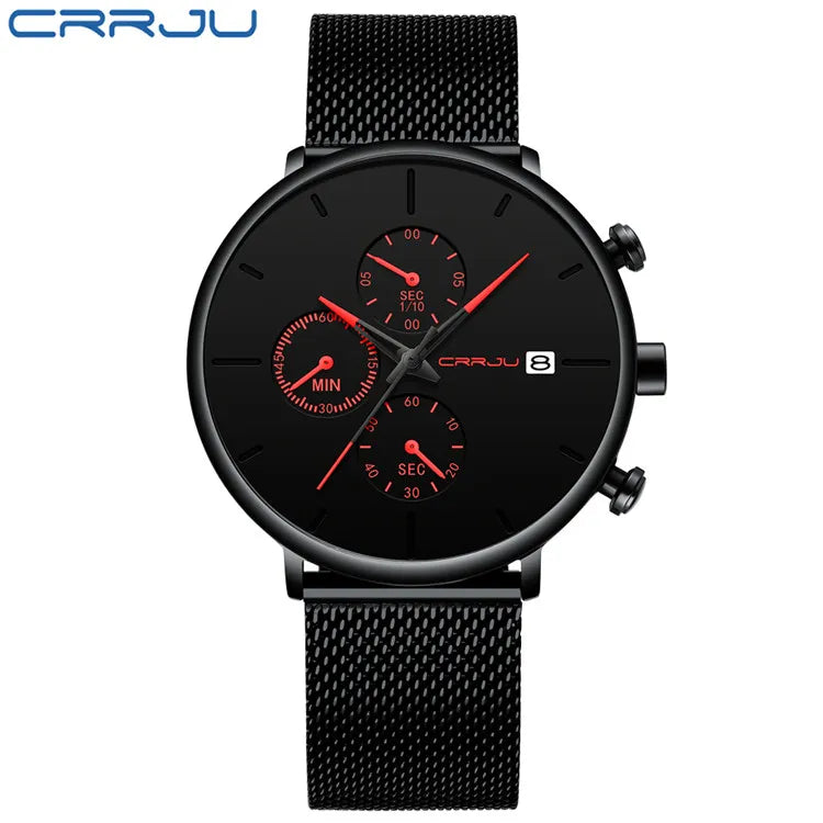 Mens Watches Luxury Sport Wrist Watch Unique Design Stainless Steel watch