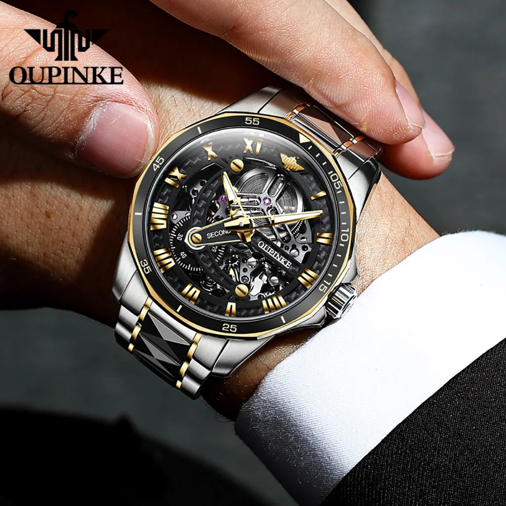 Stainless Steel Strap Men Automatic Men's Oem  Mechanical Watch Man Wrist