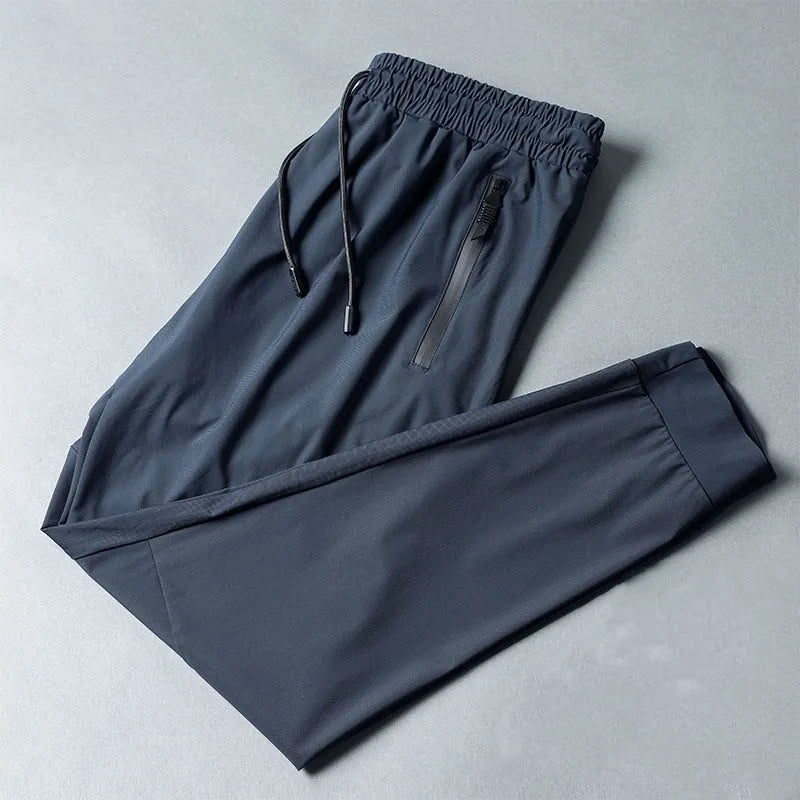 Trousers Casual Jogging Sports Pants Breathable Elastic Waistband