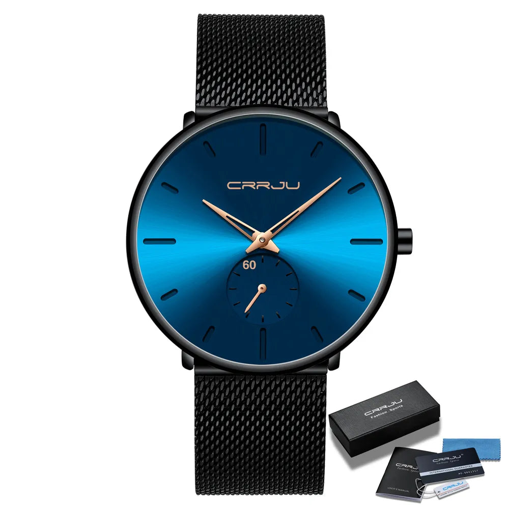 Unisex Ultra Thin Wristwatch Relojes Para Hombre