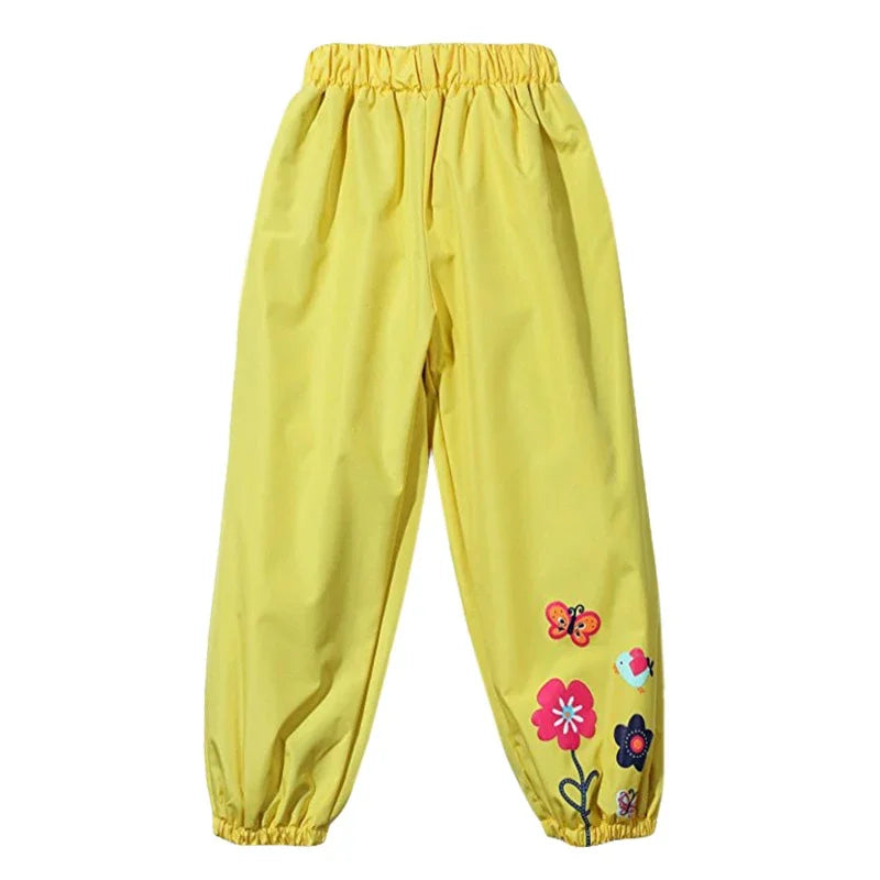 Waterproof Trousers for Girls Fashion Children's Clothing