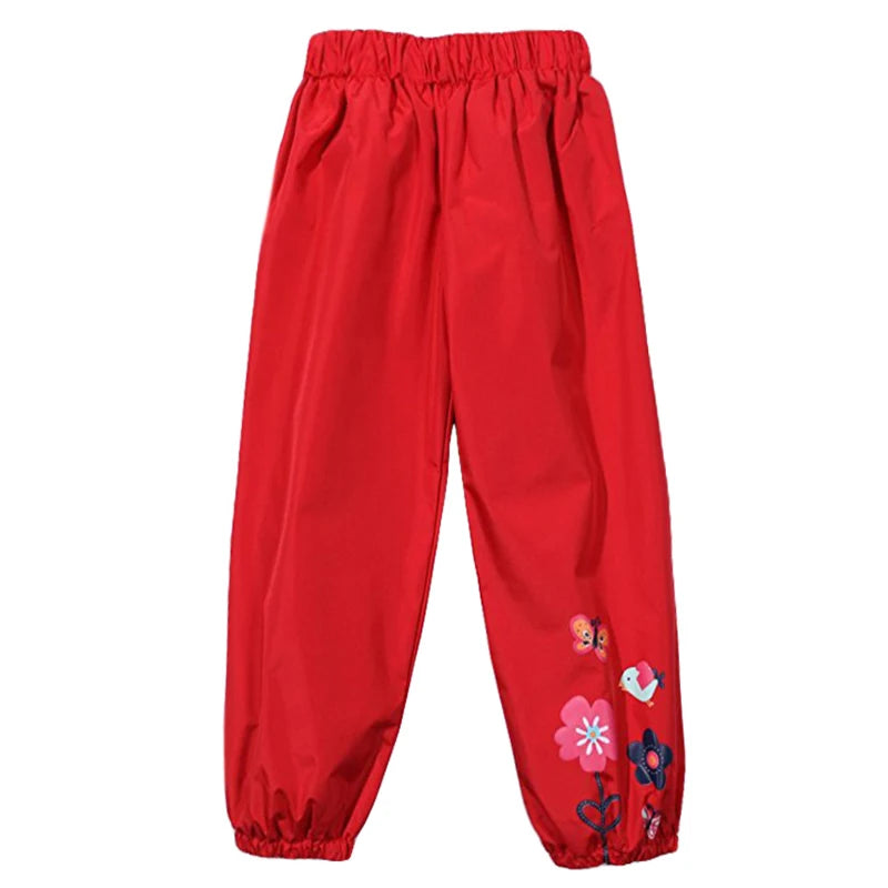 Waterproof Trousers for Girls Fashion Children's Clothing