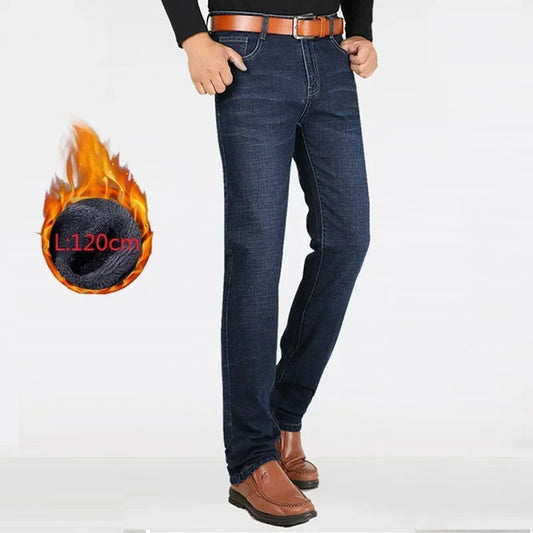 Straight Thick Warm Extra Long Big Tall Clothing Denim Pants