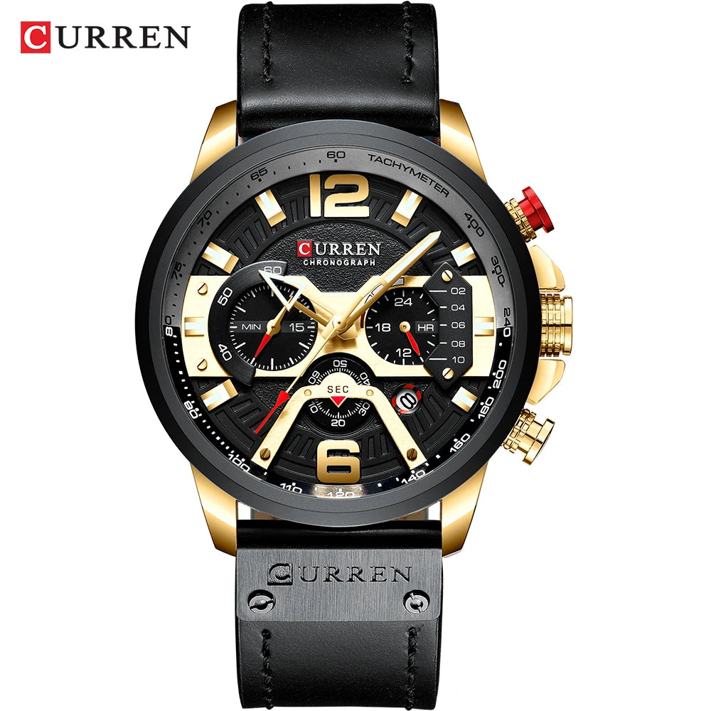 Sport Waterproof Man Watches Military Fashion Stainless Steel Wristwatch Clock