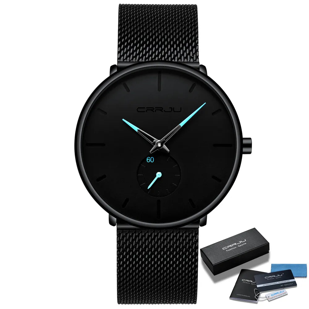 Unisex Ultra Thin Wristwatch Relojes Para Hombre