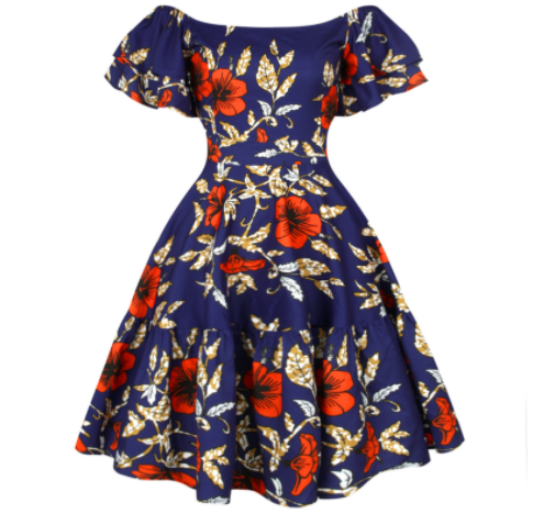 Women's Clothing Printed African Print Dresses