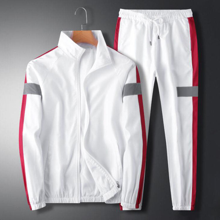 Tracksuit Set Casual Sweatshirts+Pants 2pcs Two Piece Set for Men Clothing