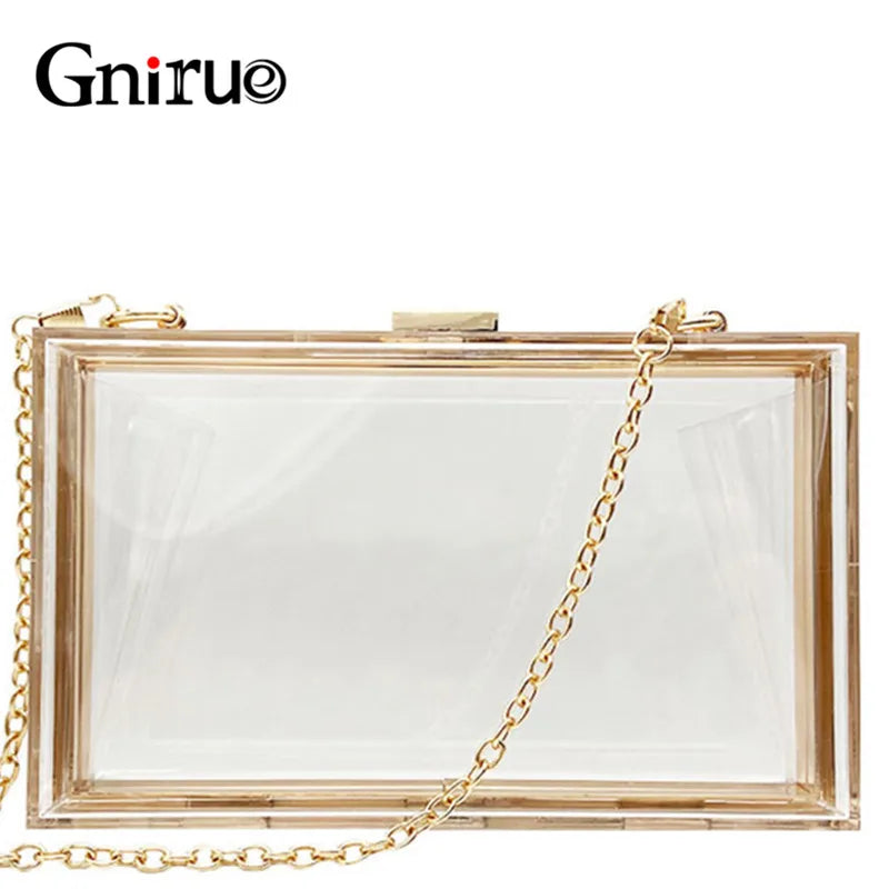 Transparent Acrylic Bags Clear Clutches Evening Bags