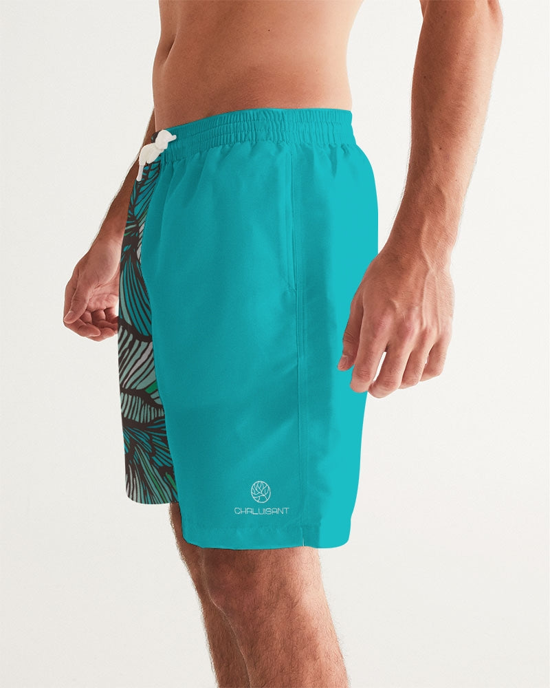 Sea Petal Swirls 7" Classic Men Swim Trunk