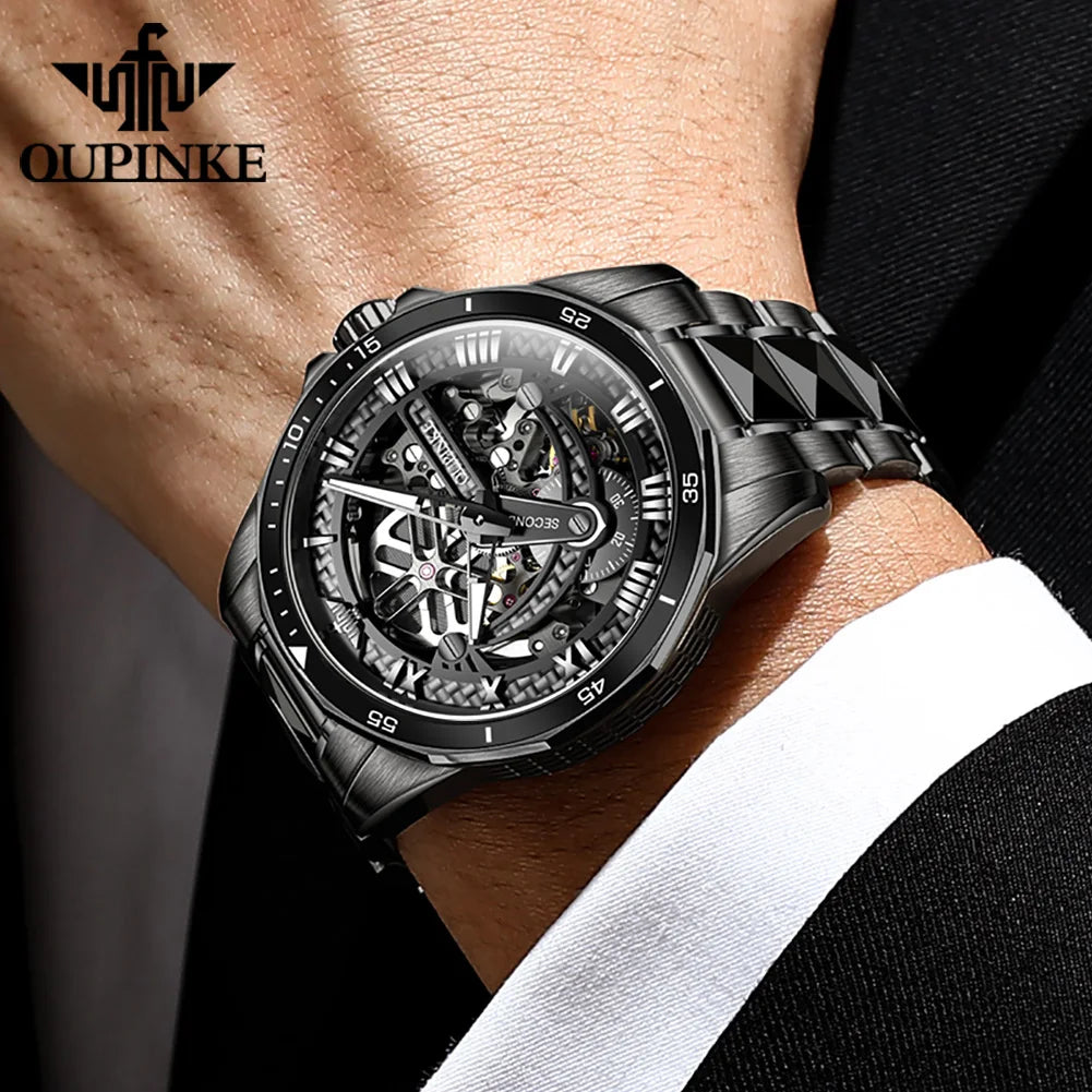 Stainless Steel Strap Men Automatic Men's Oem  Mechanical Watch Man Wrist