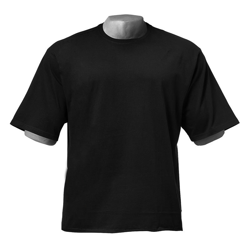 Plus Size Workout Gym Shirts Men Short Sleeves O Neck Men's Sports T Shirts