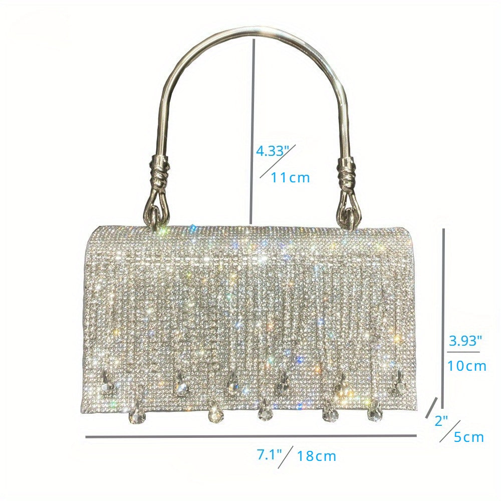 Rhinestone Designer Chain Bag Chic Star Diamond Party Evening Bag