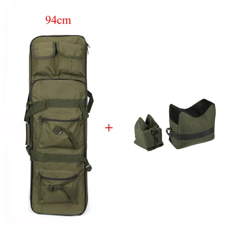 Tactical Gun Bag Airsoft Sniper Gun Carry Rifle Case Shooting Hunting Backpack