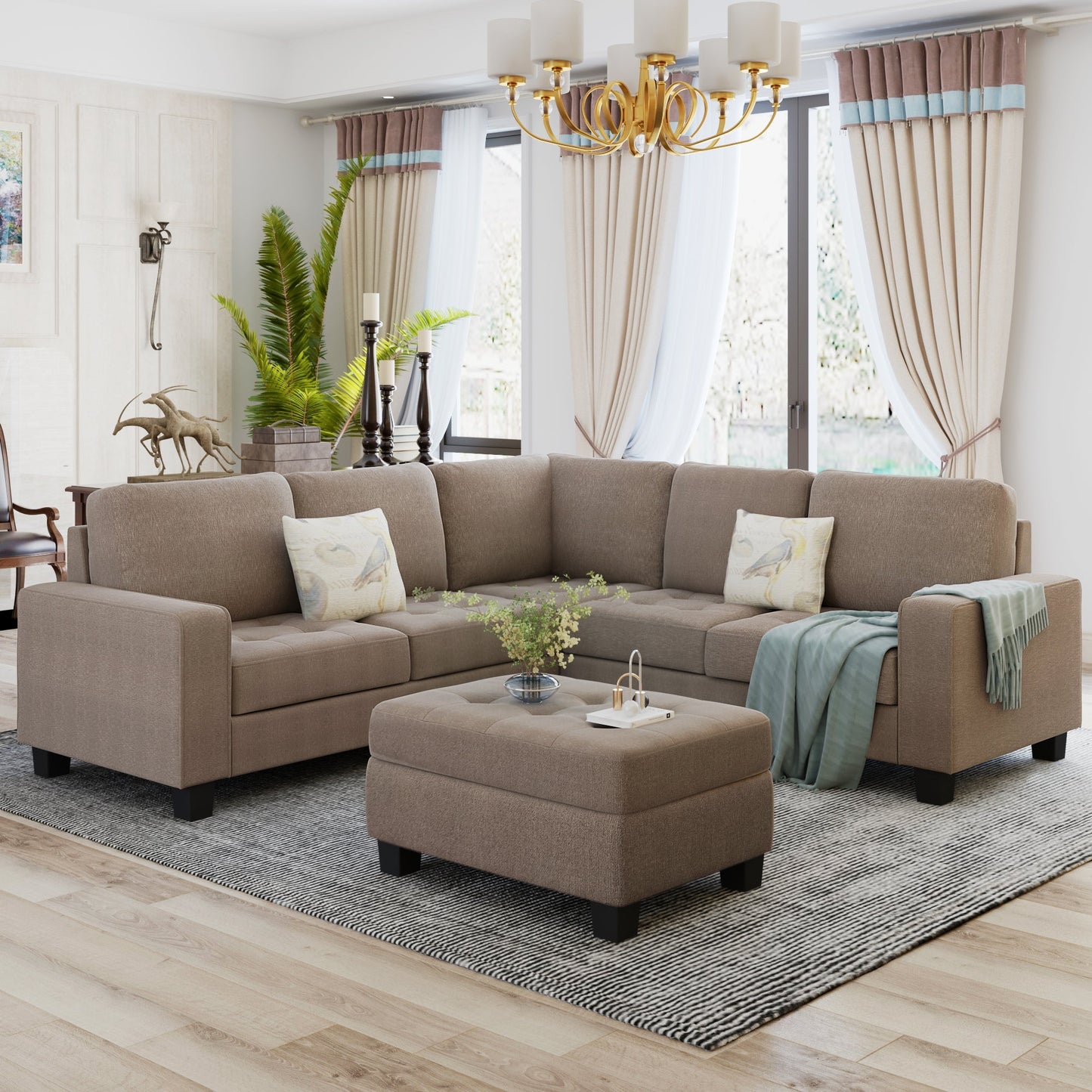 Sectional Corner Sofa L-Shape Couch