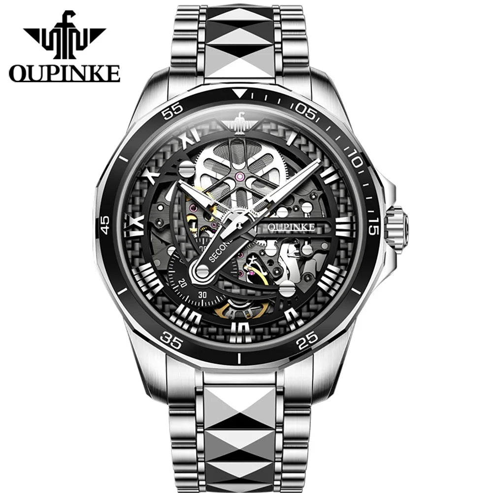 Stainless Steel Strap Men Automatic Men's Oem  Mechanical Watch Man Wrist