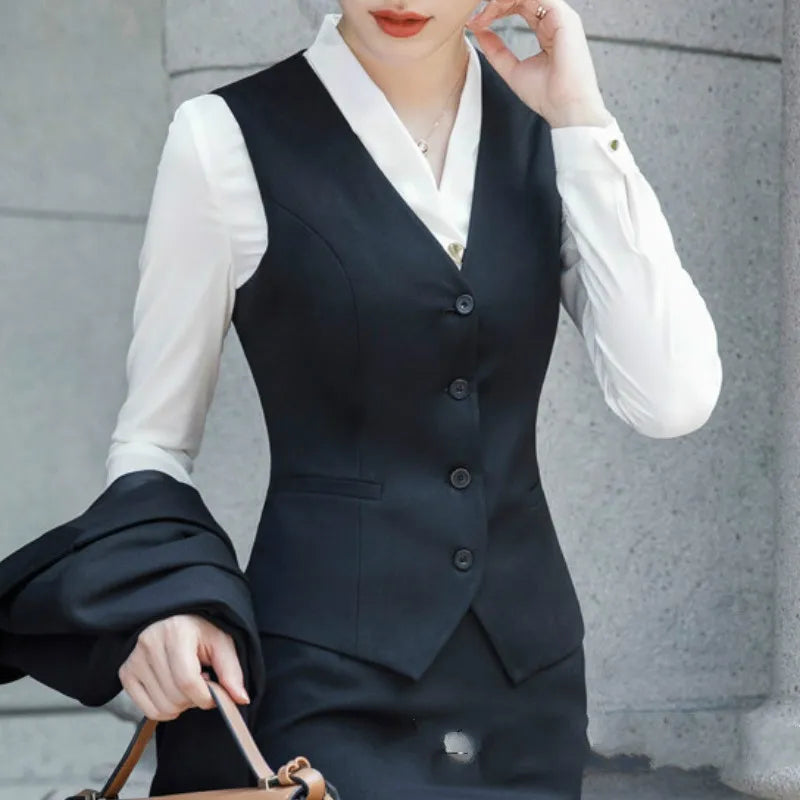 Pant Suits Office Lady Formal Pants Blazer Set Casual Trousers Jacket Suit