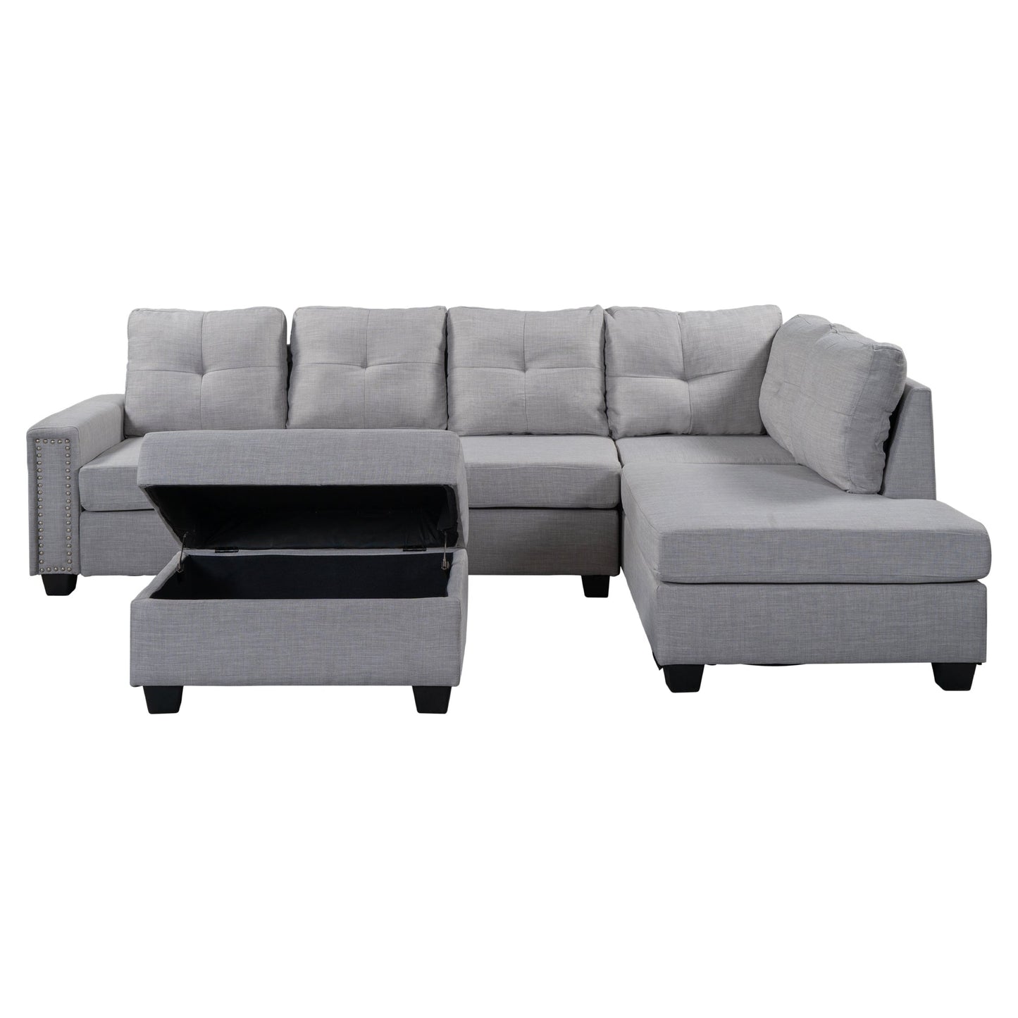 Reversible Sectional Sofa Space L Shaped