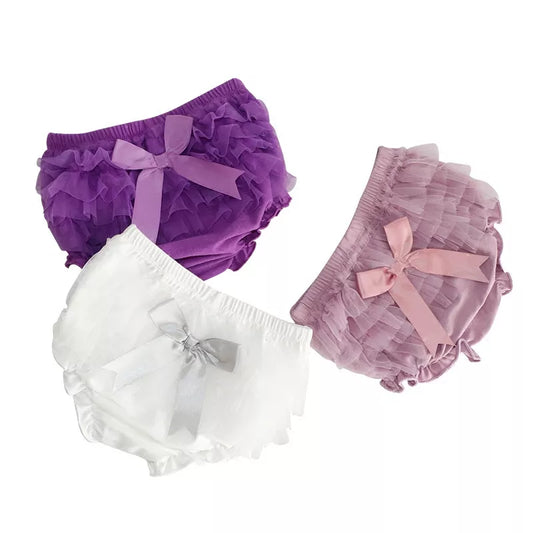 Summer Baby Bloomers Princess Bow Girls Short Pants