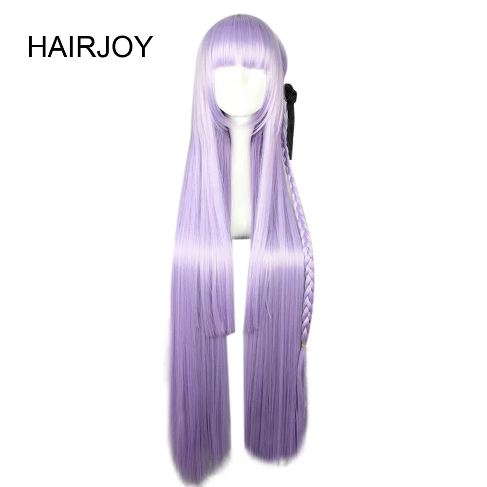 Purple Cosplay Wig Long Straight Synthetic Hair Wigs